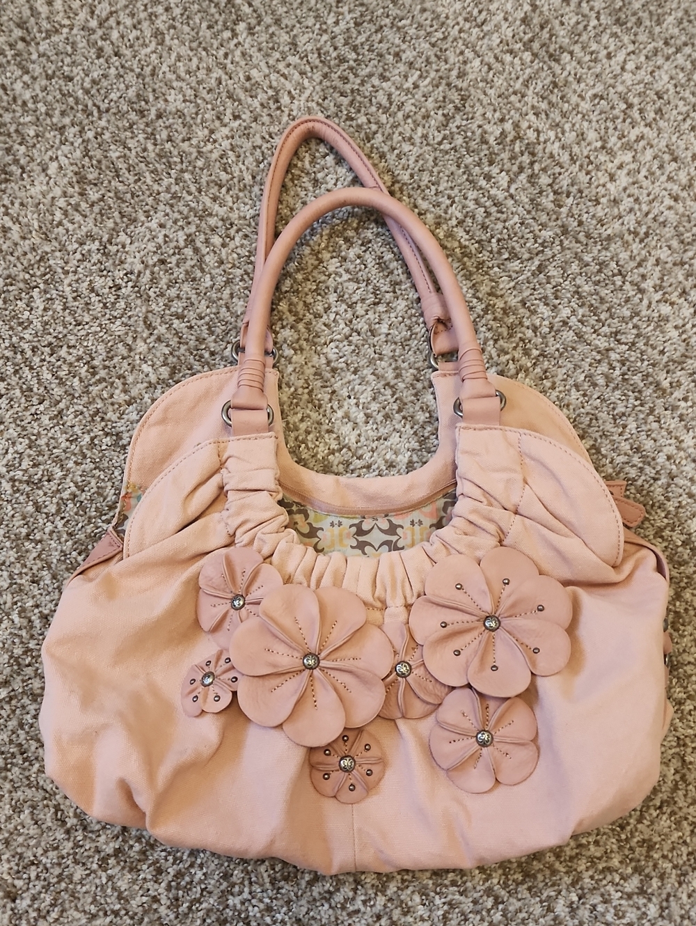 Mariposa Pink Floral Purse